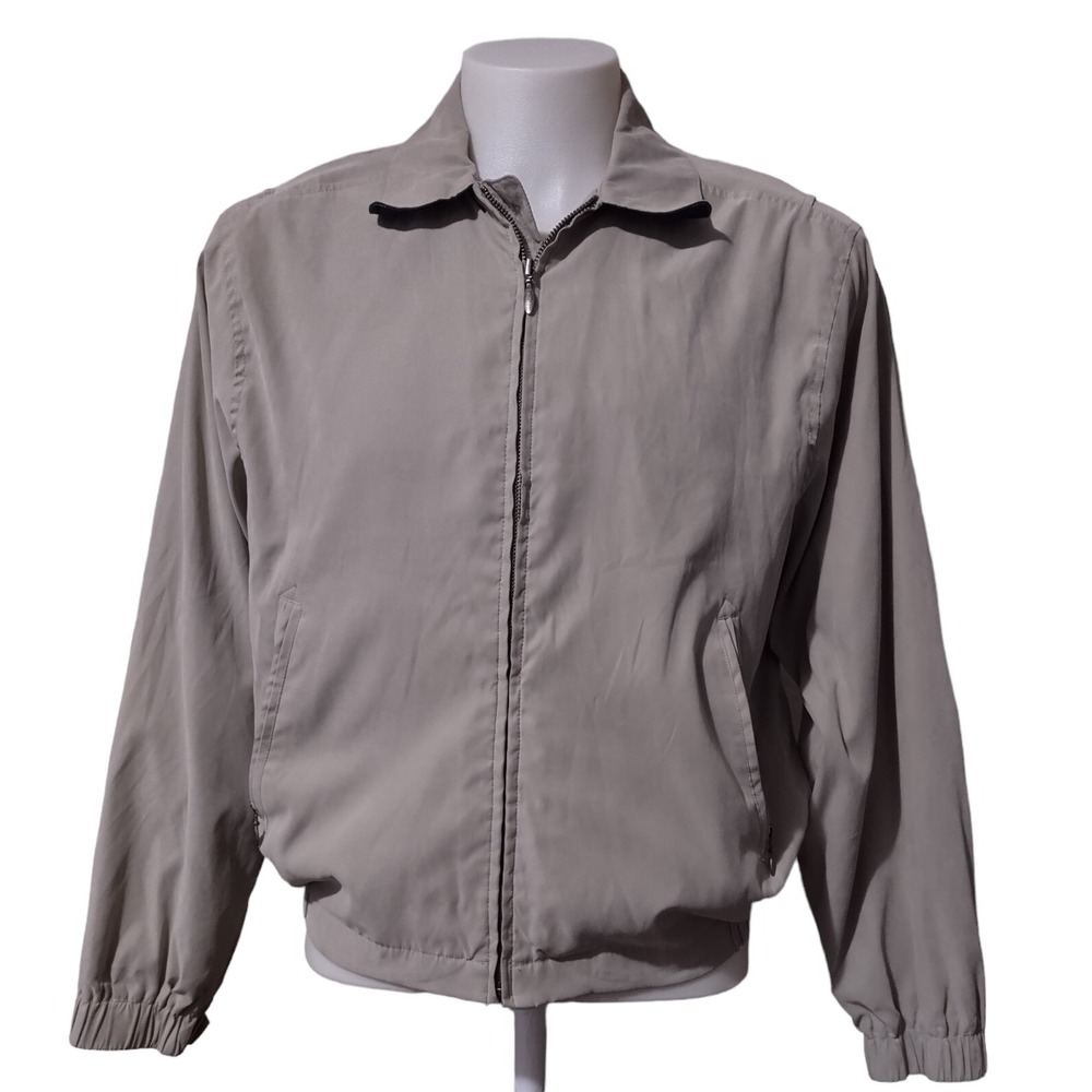 Gear For Sports Jacket Size M Mens Gorpcore Normcore Tan Harrington Full Zip Y2K